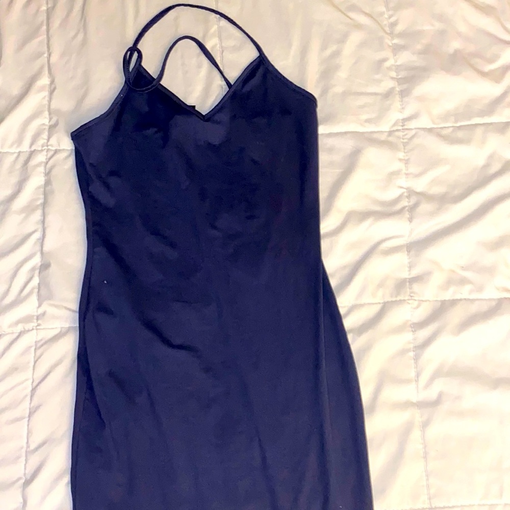 Blue strap body con